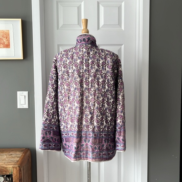 Vintage quilted Indian cotton jacket - Picture 5 of 9